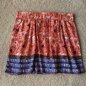 CAbi Patterned Skirt